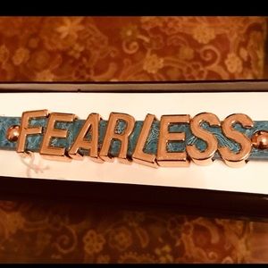 BCBGeneration Vegan leather  statement Bracelet.